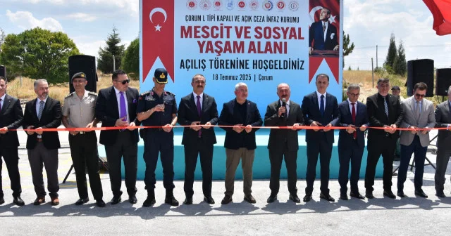 Çorum da ceza infaz kurumunda yapılan mescide şehit Cengiz Yiğit in adı verildi Hayat Haberleri