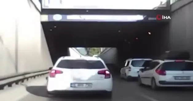 Alkollü sürücü trafiği böyle birbirine kattı