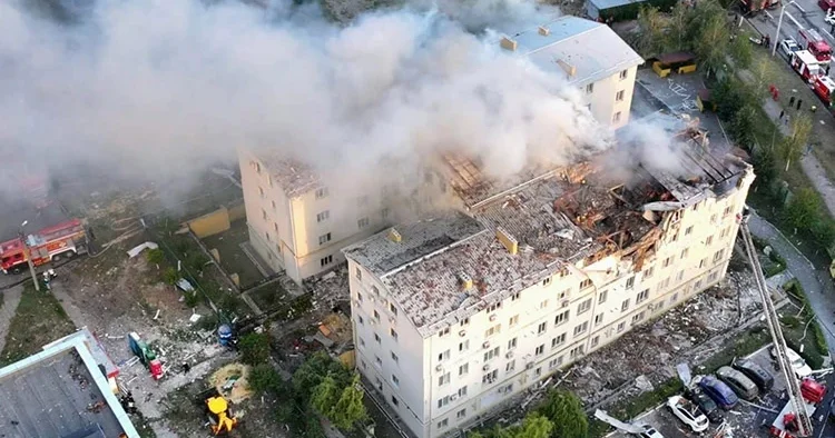Rusya dan İHA ve füze saldırısı: Ölü ve yaralılar var