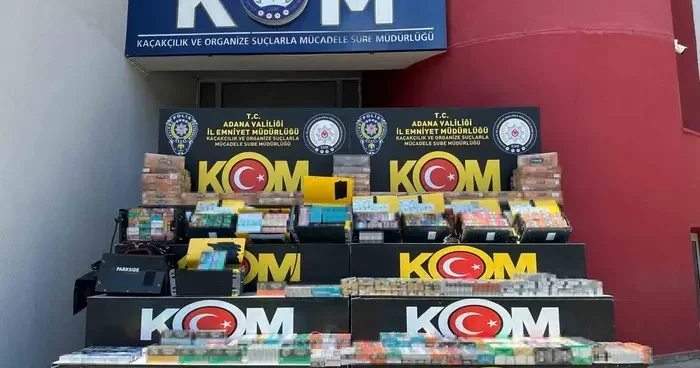 Kargoyla gelen kaynak makinelerinden kaçak sigaralar çıktı