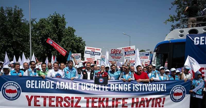 Memur dediğini yaptı greve başladı