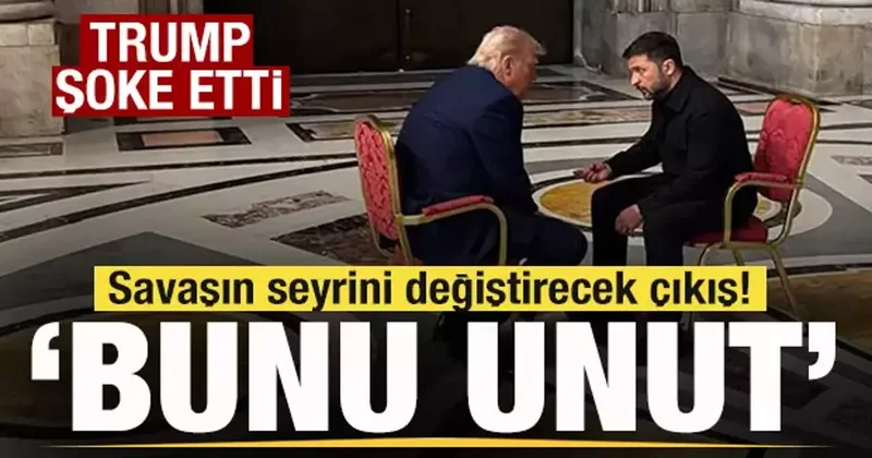 Trump şoke etti! Savaşın seyrini değiştirecek son dakika açıklaması
