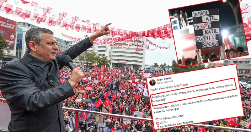 Özgür Özel den göndermelerle dolu Aydın paylaşımı Sözcü Gazetesi