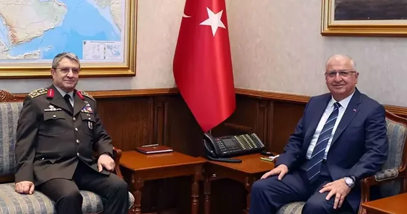 Milli Savunma Bakanı Güler, Genelkurmay Başkanı Bayraktaroğlu’nu kabul etti