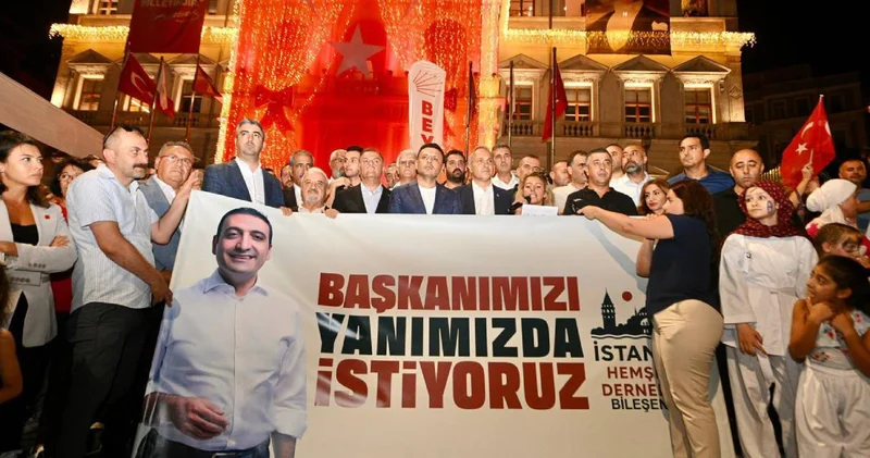 Beyoğlu halkı İnan Güney için toplandı: 4 çocuğumla buradayım