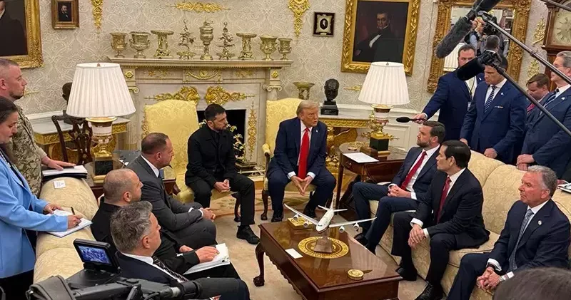 Beyaz Saray’da Trump Zelenskiy görüşmesi başladı