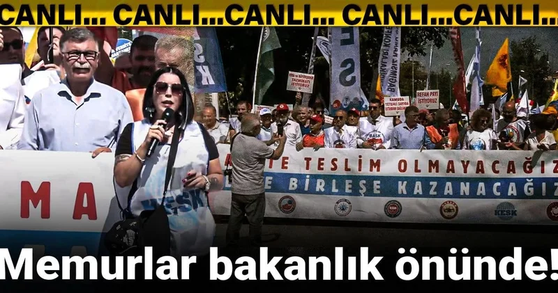 KESK bakanlık önünde: