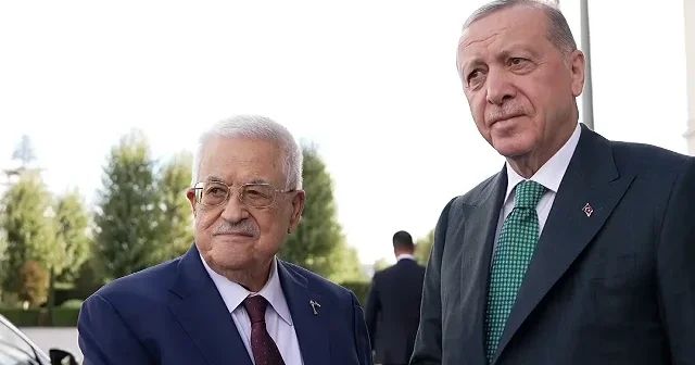 Külliye’de kritik kabul: Cumhurbaşkanı Erdoğan Mahmud Abbas ı kabul etti VİDEO İZLE