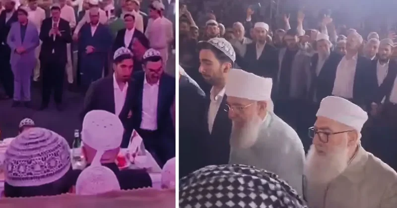 Menzil meydanında 3 gün 3 gece süren düğün! Şeyh Seyyid Saki halaya durdu