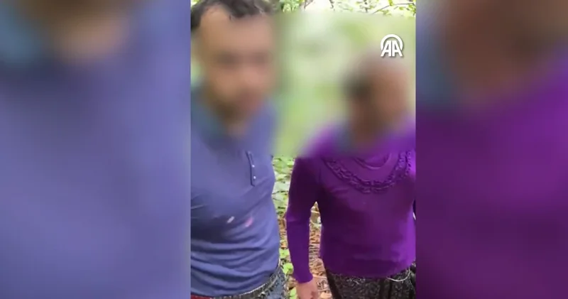 Kadın kılığındaki baba oğula suçüstü... Samsun da fındık bahçesinde yaşandı!