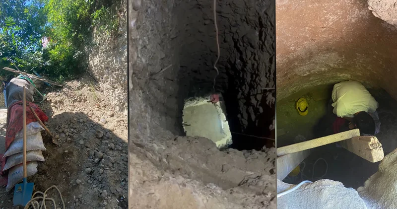 Yok artık dedirten olay! Anne gördü, oğlu kazdı... 2 si de 12 metrelik tünelde suçüstü yakalandı