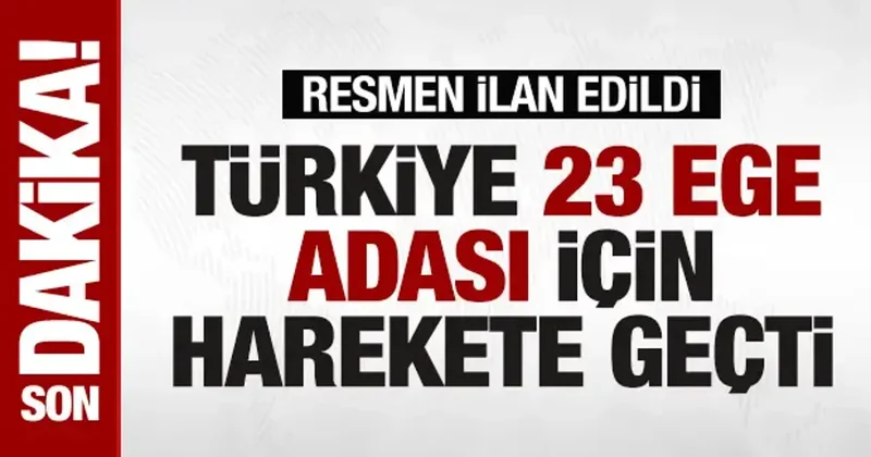Türkiye den 23 Ege adası için Yunanistan a ihtar! Navtex yayımlandı