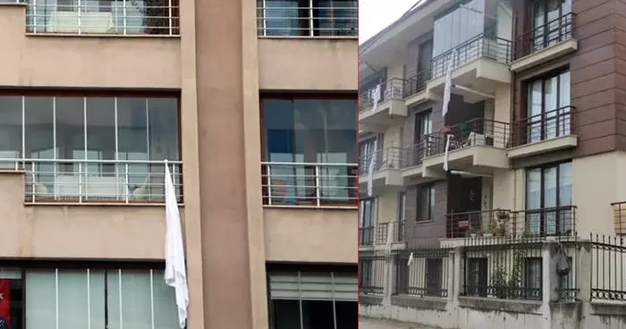 Dava öncesi sessiz çığlık! Bolu da yangın faciası davası öncesi beyaz çarşaf sarkıttılar