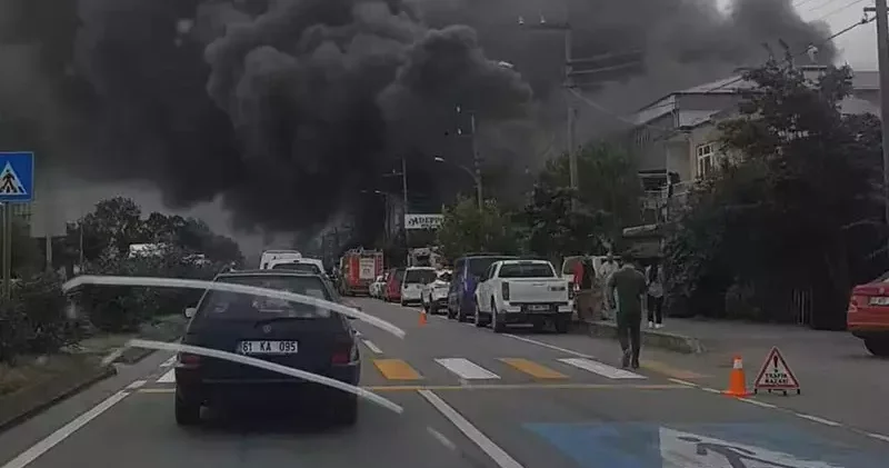 Trabzon’da alışveriş merkezinde yangın