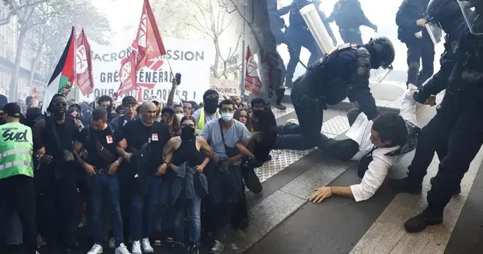 Fransa da ortalık karıştı: Tansiyon düşmüyor! Gözaltı sayısı 100 ü geçti