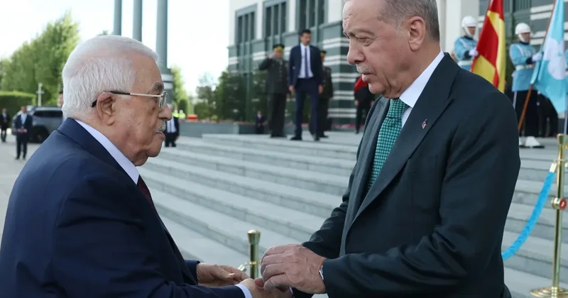 Son Dakika: Erdoğan ve Abbas Beştepe de görüştü! Dikkat çeken İsrail mesajı
