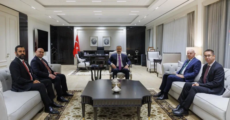 Bakan Fidan, Irak Türkmen Cephesi Başkanı Ağaoğlu ile görüştü