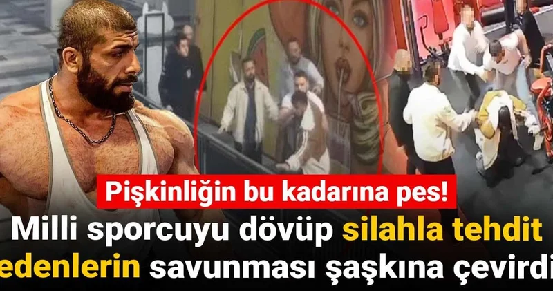 Pişkinliğin bu kadarına pes: Milli sporcuyu dövüp silahla tehdit edenlerin savunması şaşkına çevirdi