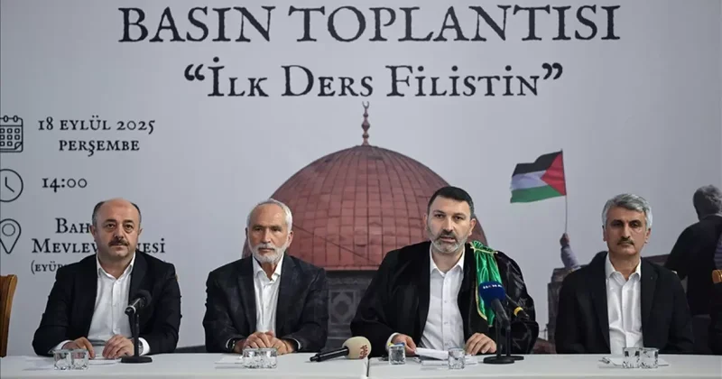 STK’lardan ortak çağrı: İlk ders Filistin Olsun!