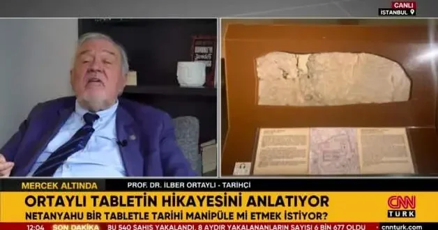 Tarihçi Ortaylı dan Netanyahu ya Tablet Tepkisi: Birileri ona fısıldamış