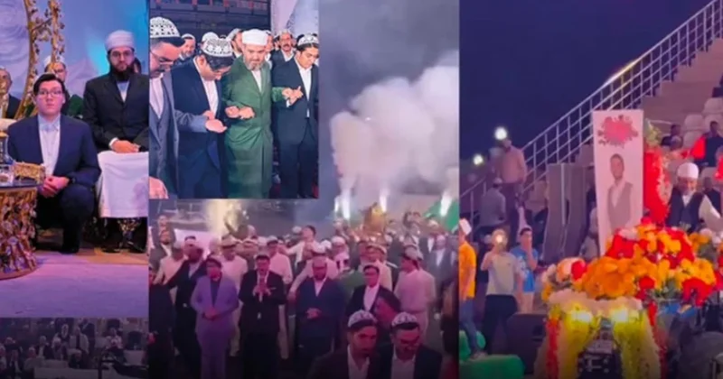 Menzil eğlenmeye doyamadı... Düğün üç gün üç gece sürdü, tarikat şeyhi halay çekti Sözcü Gazetesi