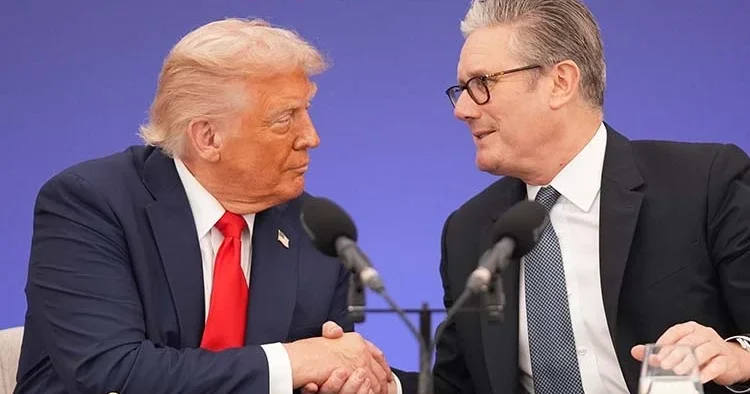 Trump ve Starmer den basın açıklaması: 3 üncü Dünya Savaşı çıkacaktı
