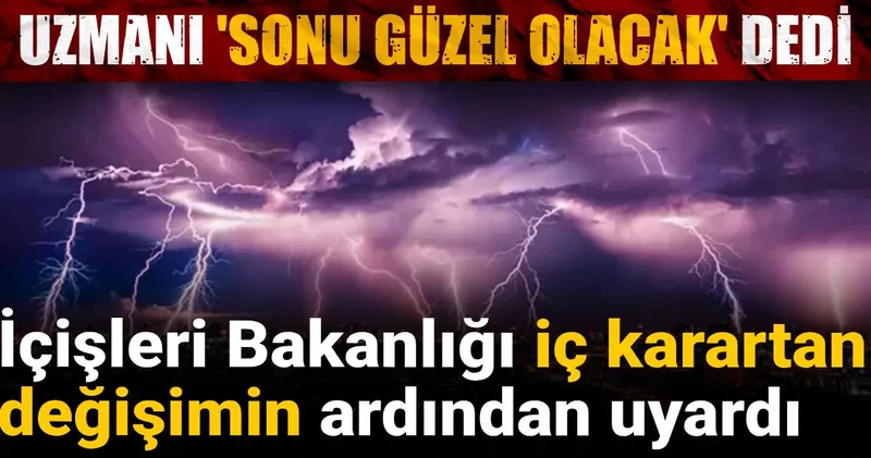 İçişleri Bakanlığı iç karartan değişimin ardından uyardı: Uzman isim sonu güzel olacak dedi