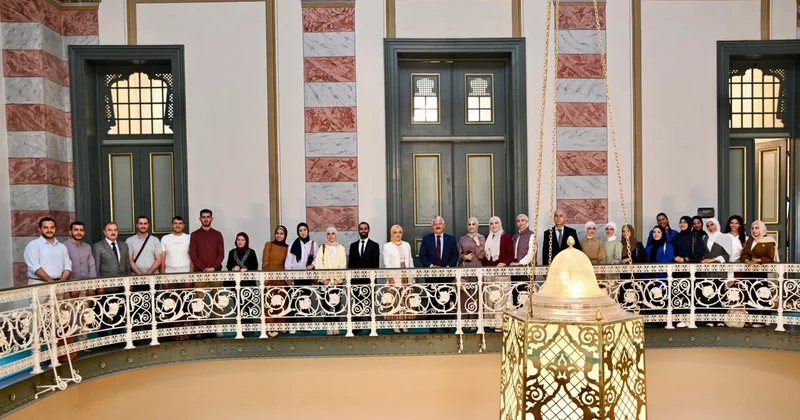 Rektör Aydın, Filistinli öğrencileri ağırladı