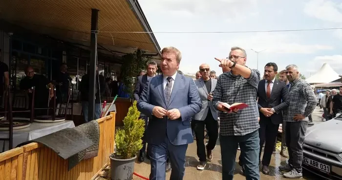 Buğday Meydanı’nda hasar tespit çalışmaları yapıldı