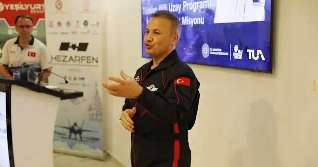 Türkiye nin ilk astronotu Gezeravcı, Samsun da öğrencilerle buluştu Samsun Haberleri