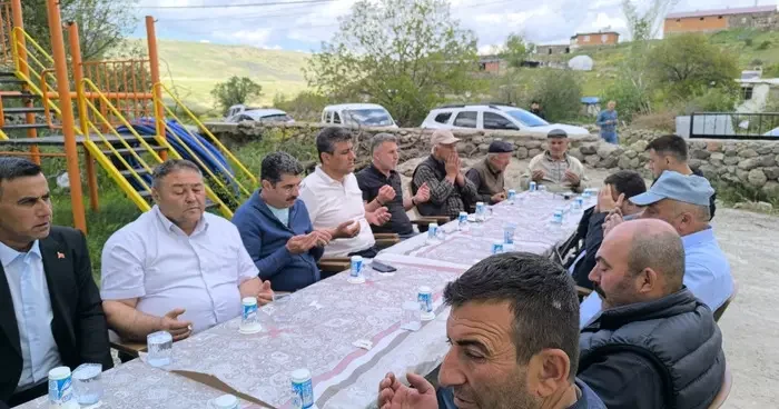 Karahallı köyünde yağmur duası yapıldı