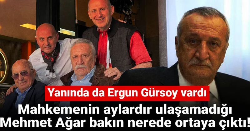 Mahkemenin aylardır ulaşamadığı Mehmet Ağar bakın nerede ortaya çıktı: Yanında da Ergun Gürsoy vardı