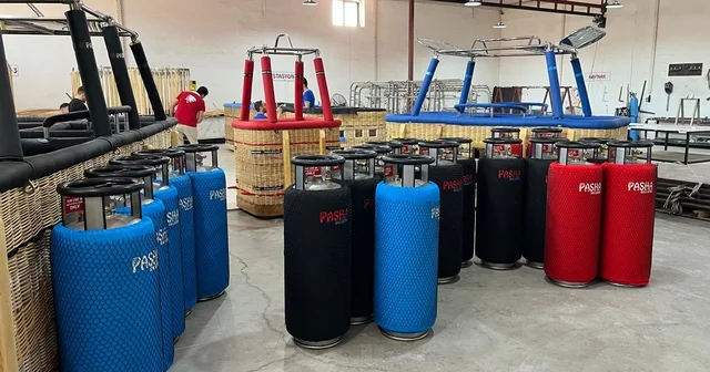 Nevşehir de sıcak hava balonları için yerli yakıt tankı üretildi Nevşehir Haberleri