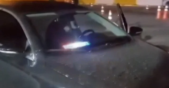 Aydın da otoyolda çakar kullanan sürücü jandarmaya takıldı VİDEO İZLE