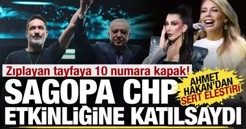 Ahmet Hakan dan sahneleri siyasi şova çevirenlere sert eleştiri: Burada niye zıplamadınız