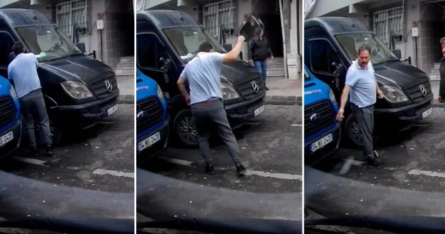Hatalı park yapan araçların arasından geçemeyince arabasının aynalarını kırdı: Adamın aynasını kır diye destek geldi İstanbul Haberleri