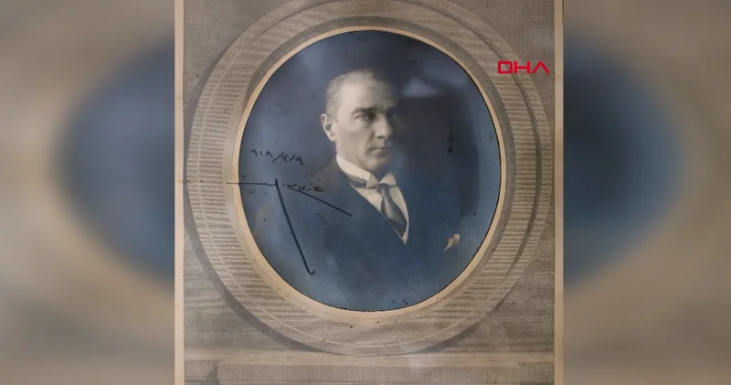 Videosu ortaya çıktı: İşte Atatürk ün stüdyo fotoğraf çekiminden çok özel görüntüler