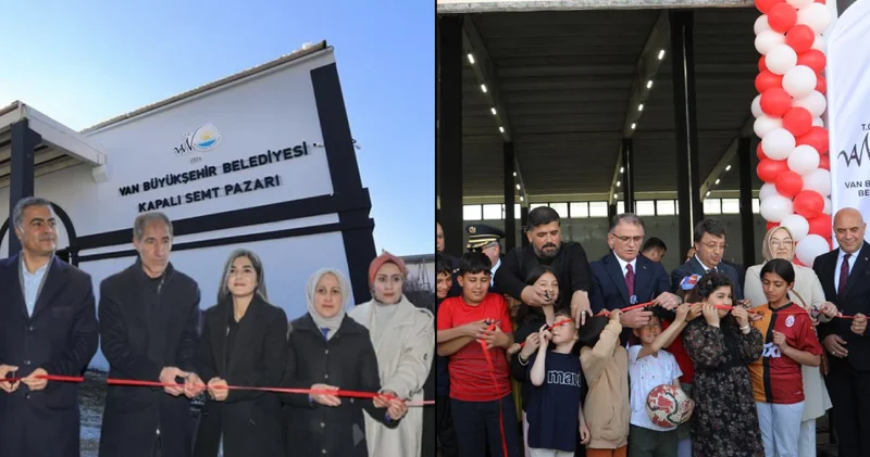 Kayyum geçen sene açılan pazarın açılışını yaptı