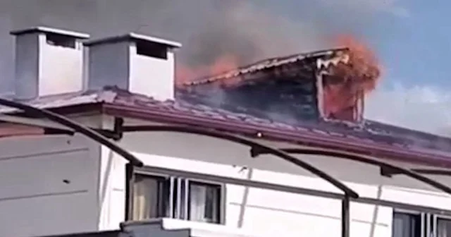 Iğdır da öğrenci yurdunun yangın VİDEO İZLE