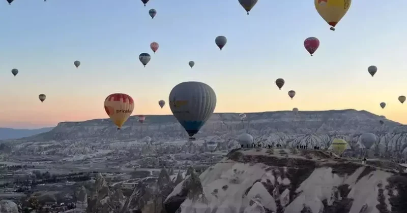 Turizm merkezinde sıcak hava balonları artık yerli yakıt tankı ile uçacak