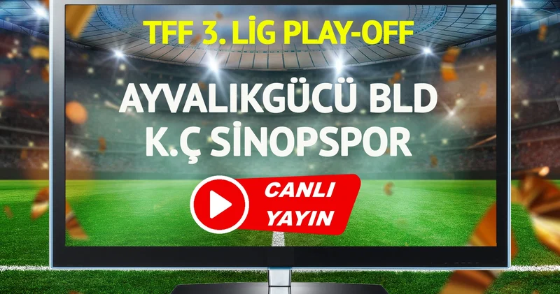 CANLI YAYIN Ayvalıkgücü Bld Küçükçekmece Sinopspor Maçı