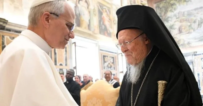 Patrik Bartholomeos Vatikan da Papa XIV. Leo ile görüştü, Agos