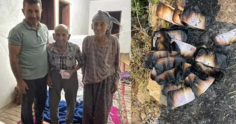 Tüm birikimini yangında kaybetmişti: Kül olan paraya devlet eli