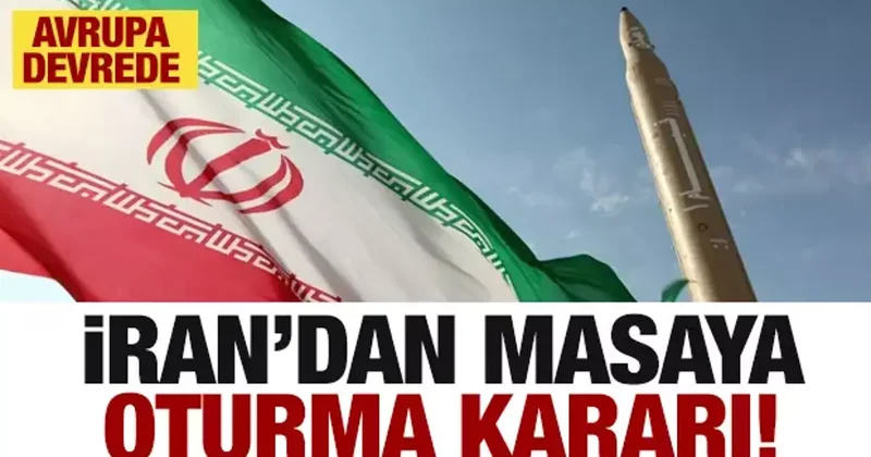 Son dakika haberi...İran dan masaya oturma kararı