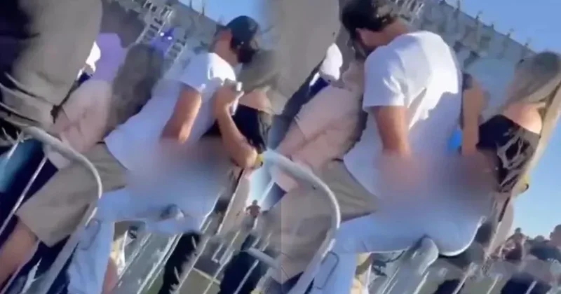Kız arkadaşına sarılırken arkadaki kızı taciz etti! Sözcü Gazetesi