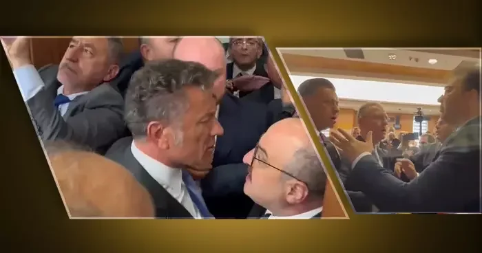 Meclis te gergin anlar! Mustafa Varank la CHP li Nebi Sarıbal birbirine girdi: Çık şuradan, terbiyesizliğe bak...
