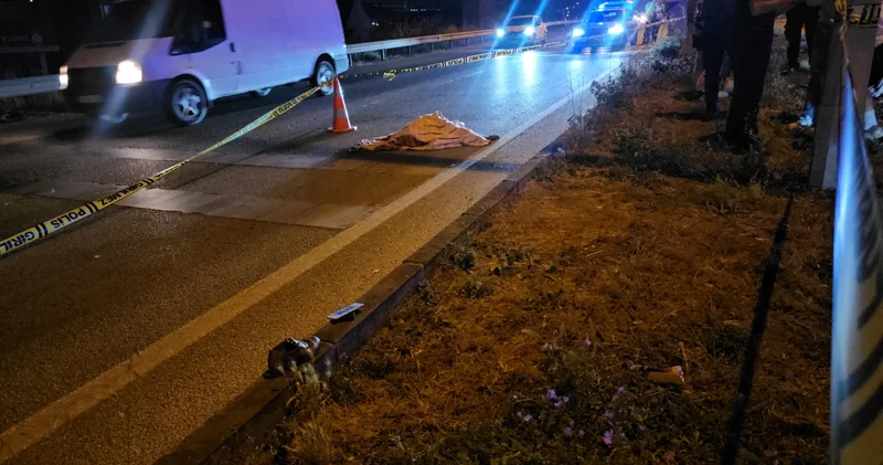 Balıkesir de otomobilin çarptığı yaşlı kadın can verdi