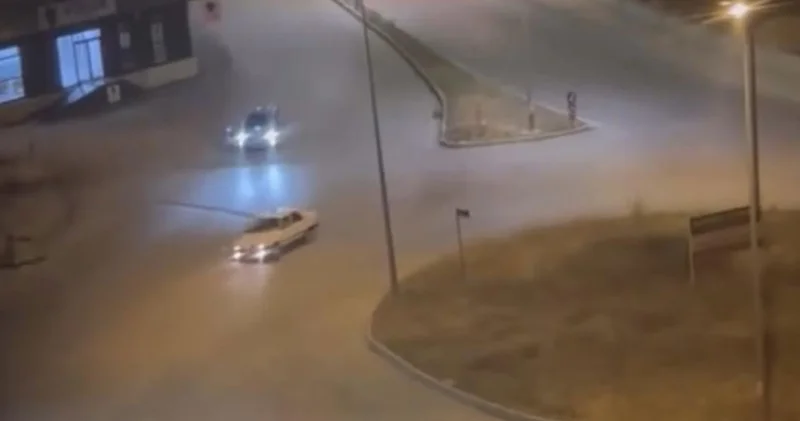 Drift atan sürücüye ceza yağdı