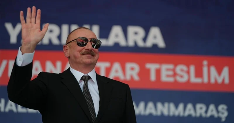 Azerbaycan Cumhurbaşkanı Aliyev: Yaşasın Türkiye Azerbaycan birliği ve kardeşliği