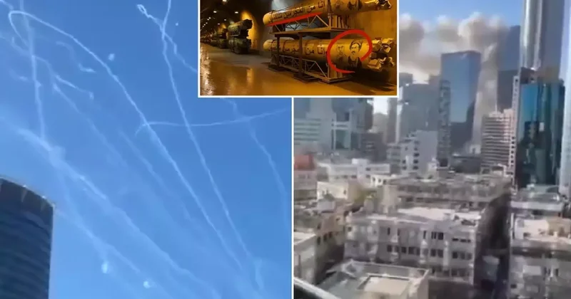 İran, Tel Aviv i böyle vurdu! Füzelerdeki resim detayı dikkat çekti